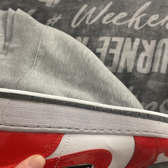 Nike shoes professionally made into curling shoes. Worn 1/2 a season. - Picture 6 of 6